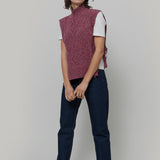 Gilet Donna Lana Rigenerata Collo Alto Delia - Rifò Lab Moda circolare made in Italy
