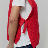 Gilet Donna Lana Rigenerata Collo Alto Delia - Rifò Lab Moda circolare made in Italy