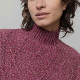 Gilet Donna Lana Rigenerata Collo Alto Delia - Rifò Lab Moda circolare made in Italy