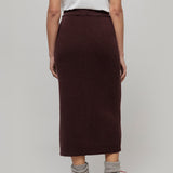 Gonna Lunga Lana Rigenerata Donna Pamela - Rifò Lab Moda circolare made in Italy
Marrone Caffé