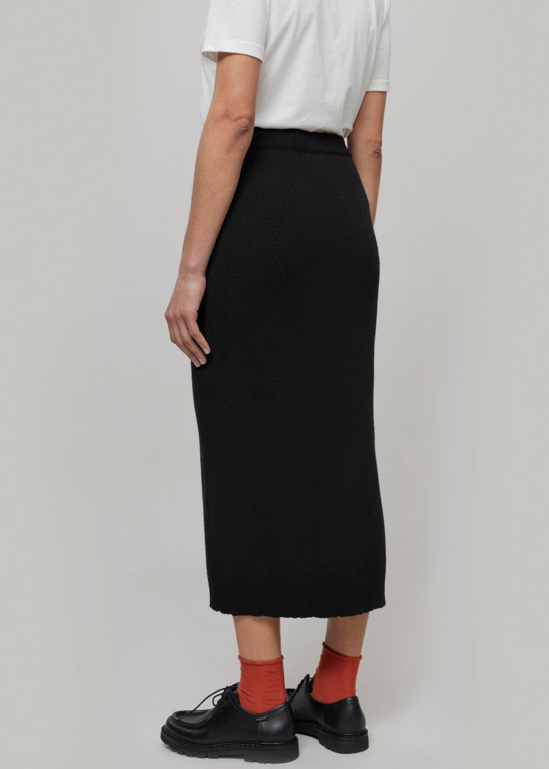 Gonna Lunga Lana Rigenerata Donna Pamela - Rifò Lab Moda circolare made in Italy
Nero Ardesia