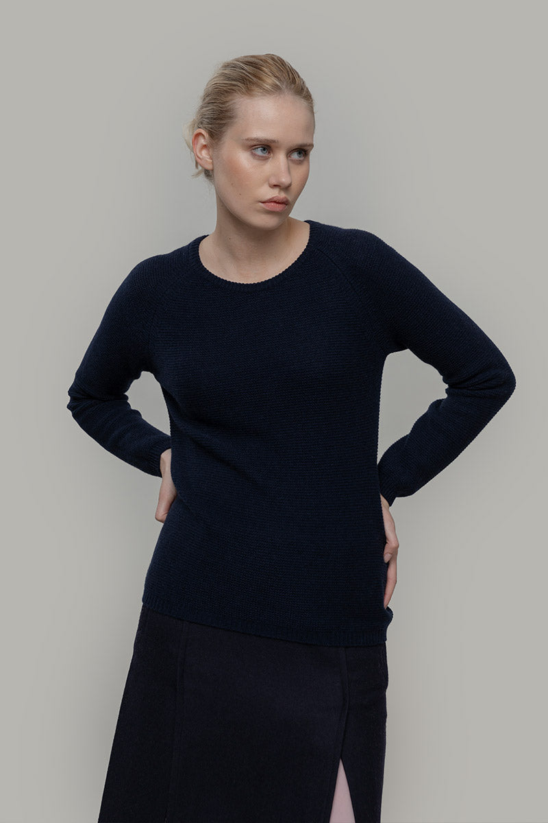 Blu Mora | Maglia cashmere rigenerato