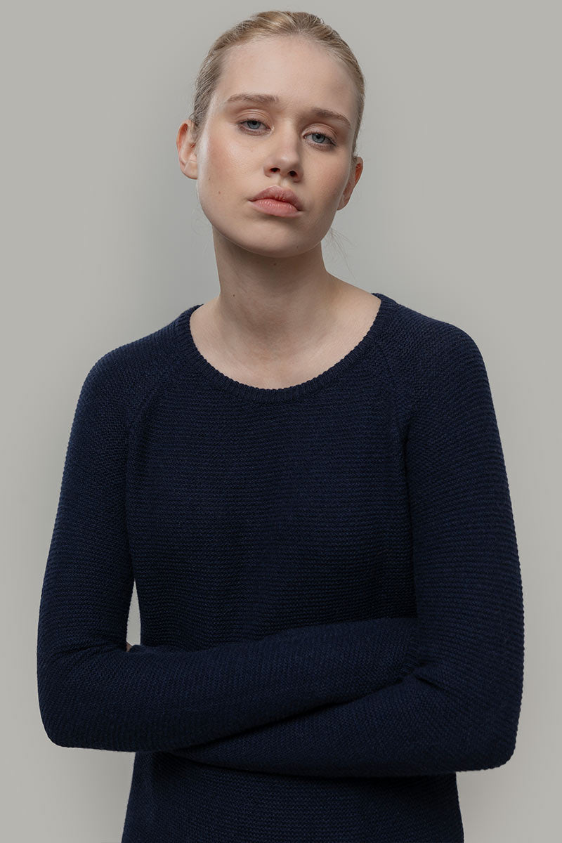 Blu Mora | Maglia cashmere rigenerato