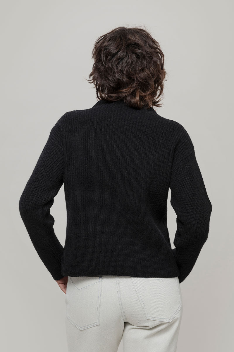 Maglia Donna Cashmere Rigenerato Melissa Nero