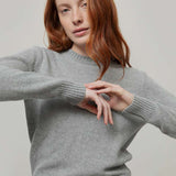 Grigio Calce | Maglia Donna Lana Rigenerata Laura