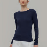 Maglia Girocollo Donna Viscosa Mireia - Rifò Lab Moda circolare made in Italy