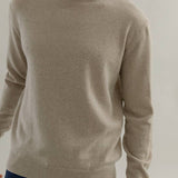 Maglia Girocollo Cashmere Rigenerato Uomo Beige - Rifò