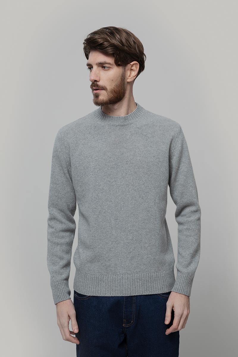 Grigio | Maglia Uomo Lana Rigenerata Ferruccio