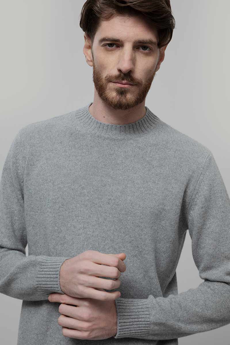 Grigio | Maglia Uomo Lana Rigenerata Ferruccio