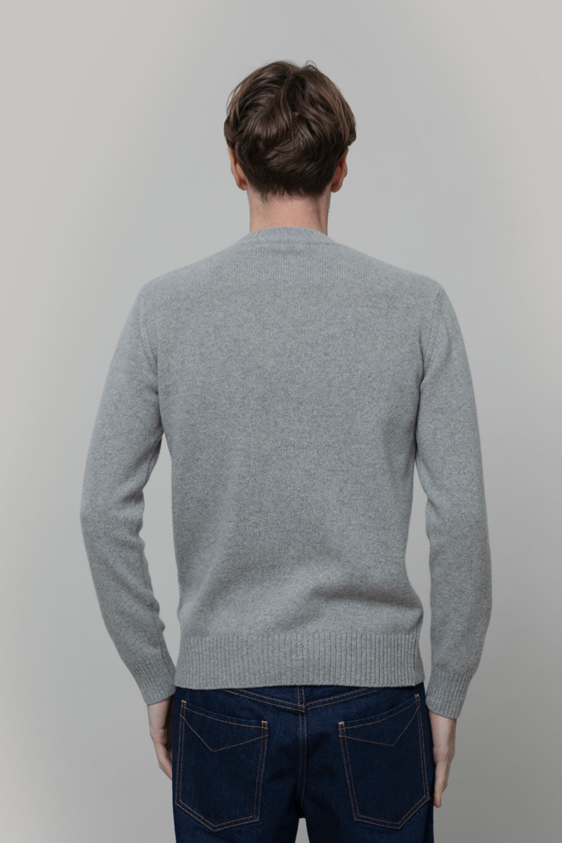 Grigio | Maglia Uomo Lana Rigenerata Ferruccio