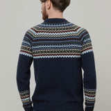 Maglione Uomo Lana Riciclata Stile Norvegese Fantasia Jacquard Armando  - Rifò Lab Moda circolare made in Italy