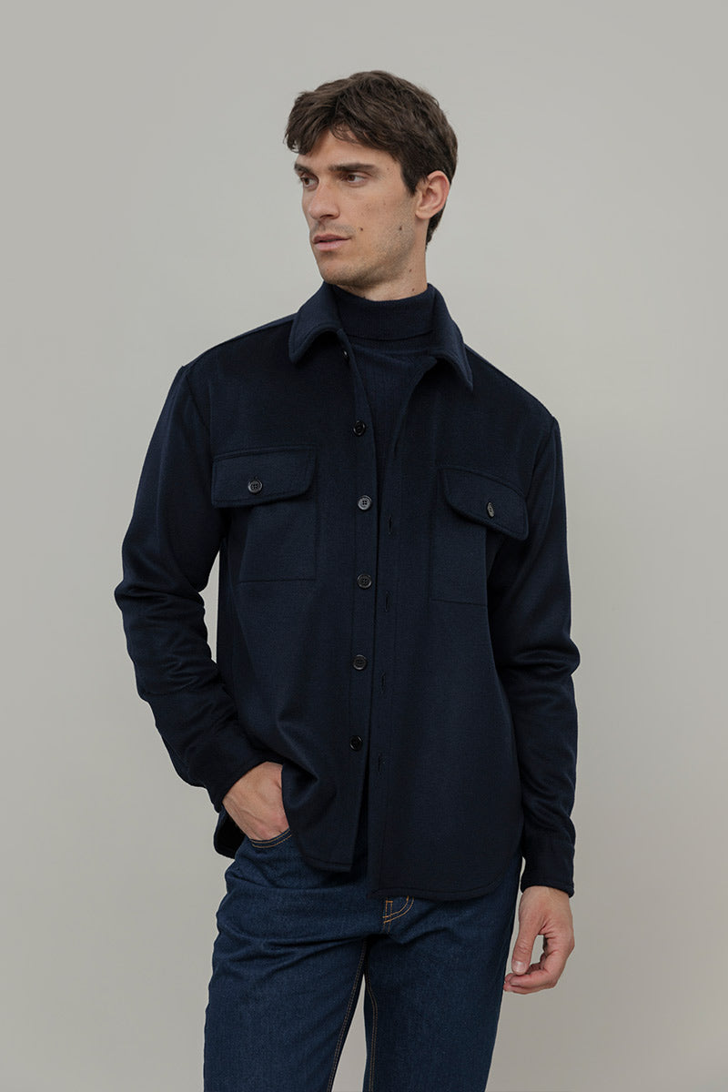 Overshirt Giacca Lana Donna e Uomo Unisex Lana Rigenerata - Rifò Lab Moda circolare made in Italy 