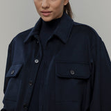 Overshirt Giacca Lana Donna e Uomo Unisex Lana Rigenerata - Rifò Lab Moda circolare made in Italy 