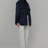 Overshirt Giacca Lana Donna e Uomo Unisex Lana Rigenerata - Rifò Lab Moda circolare made in Italy 