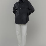 Overshirt Giacca Lana Donna e Uomo Unisex Lana Rigenerata - Rifò Lab Moda circolare made in Italy 