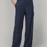 Pantaloni Larghi Donna Viscosa Blu Diana - Inghirami x Rifò

