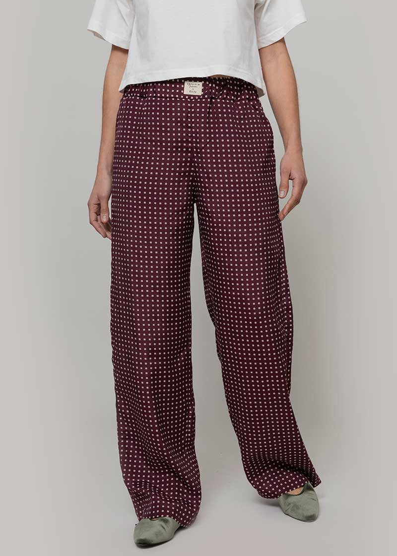 Pantaloni Larghi Donna Viscosa Diana - Inghirami x Rifò

