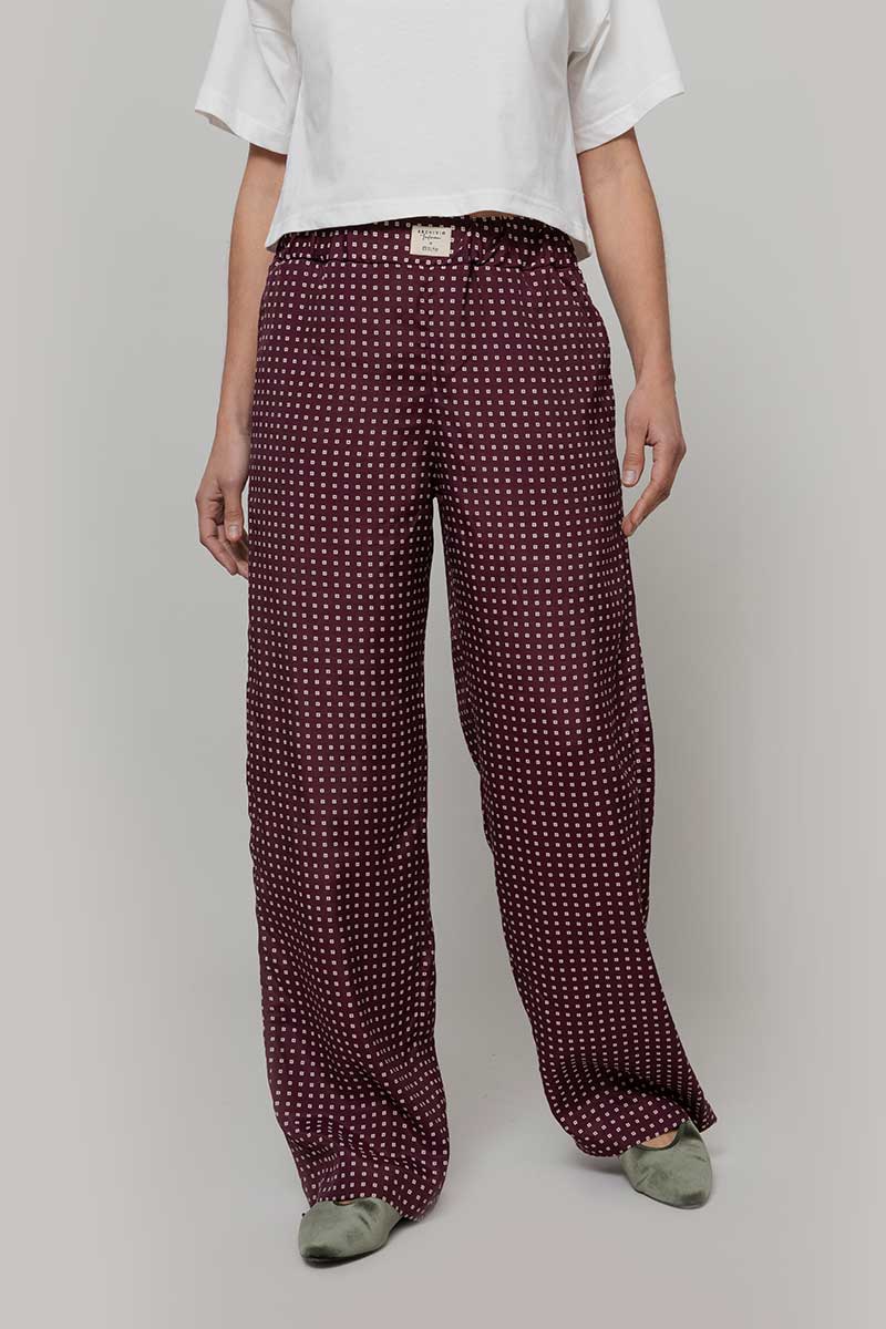 Pantaloni Larghi Donna Viscosa Diana - Inghirami x Rifò

