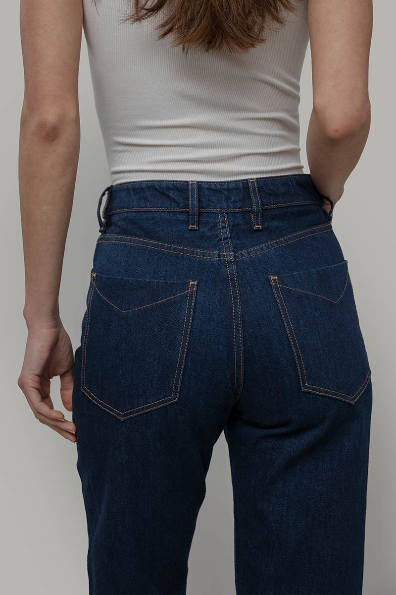 Indigo | Pantaloni Jeans Donna Cotone Rigenerato Aglaia