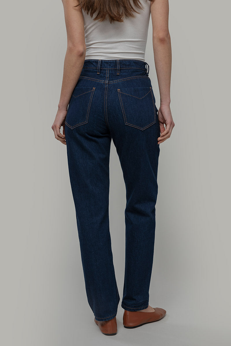 Indigo | Pantaloni Jeans Donna Cotone Rigenerato Aglaia