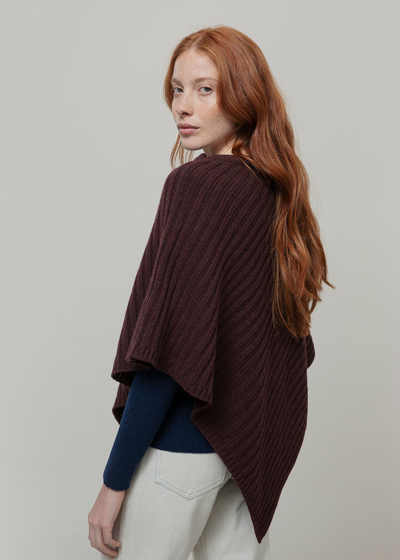 Poncho Donna Lana Rigenerata Mantella Linda - Rifò
Marrone Caffé