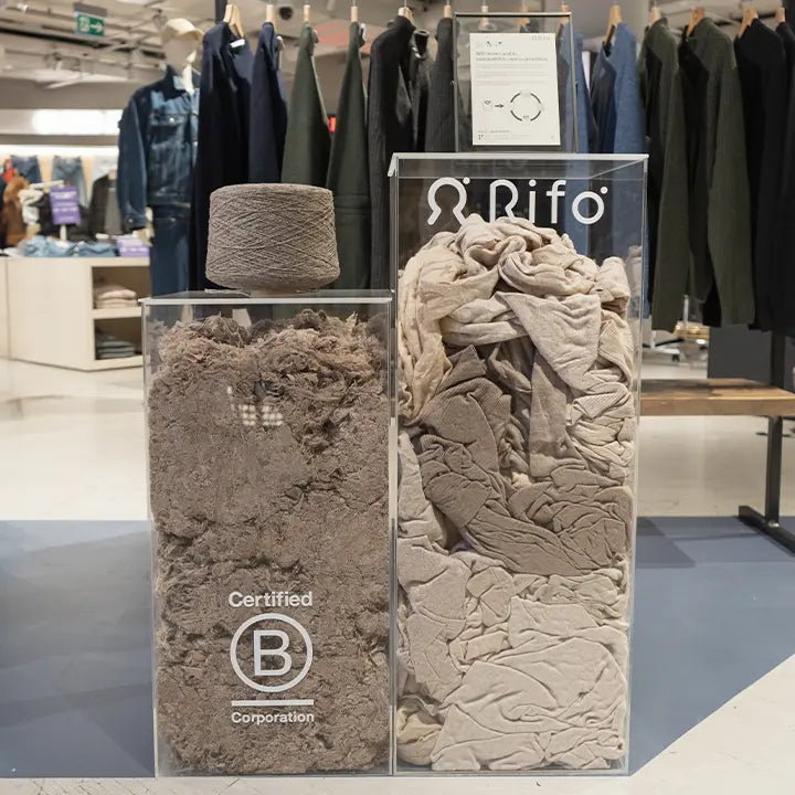 rinascente milano duomo rifò pop up negozio moda circolare made in Italy abbigliamento sostenibile uomo donna