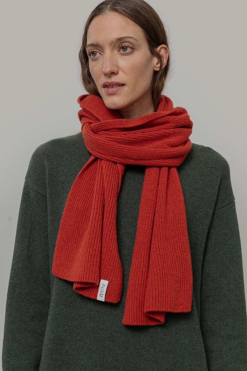 Sciarpa Cashmere Rigenerato Donna Uomo Federico - Rifò Lab Moda circolare made in Italy
