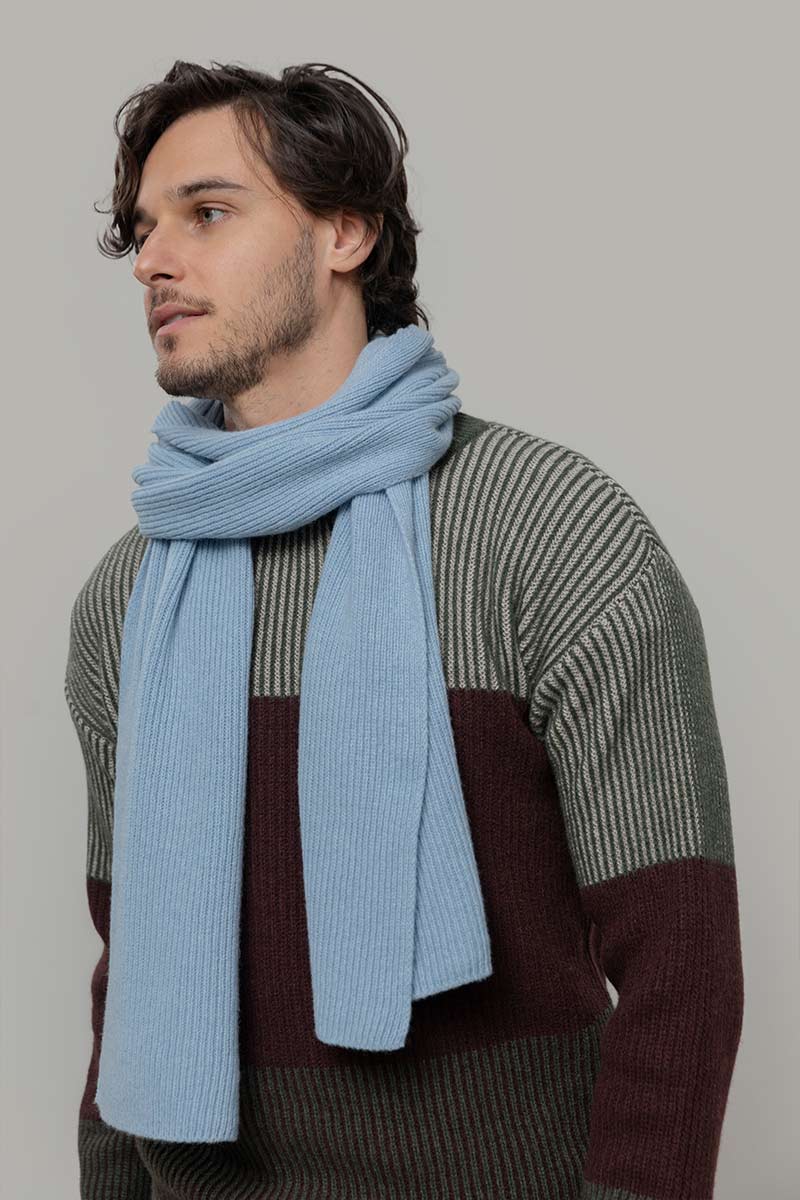 Sciarpa Cashmere Rigenerato Donna Uomo Federico - Rifò Lab Moda circolare made in Italy