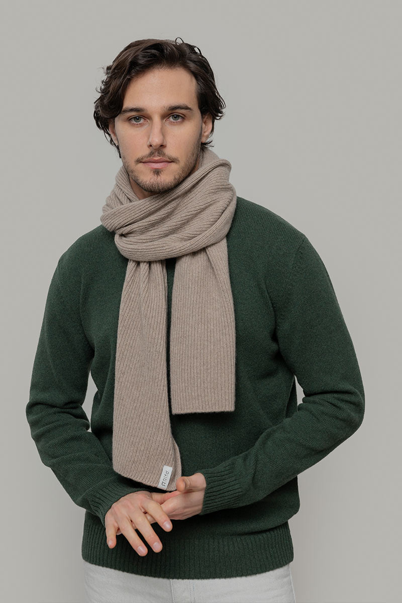 Sciarpa Cashmere Rigenerato Donna Uomo Federico - Rifò Lab Moda circolare made in Italy