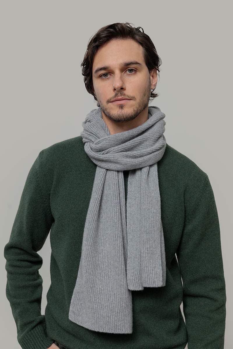 Sciarpa Cashmere Rigenerato Donna Uomo Federico - Rifò Lab Moda circolare made in Italy