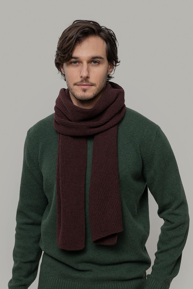 Sciarpa Cashmere Rigenerato Donna Uomo Federico - Rifò Lab Moda circolare made in Italy