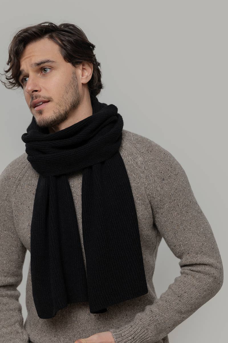 Sciarpa Cashmere Rigenerato Donna Uomo Federico - Rifò Lab Moda circolare made in Italy