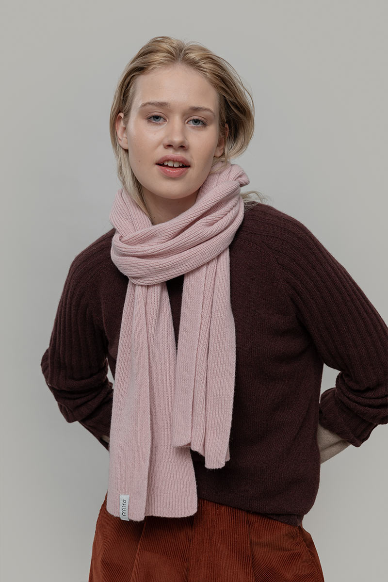 Sciarpa Cashmere Rigenerato Donna Uomo Federico - Rifò Lab Moda circolare made in Italy