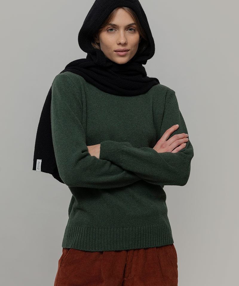 Sciarpa-cappuccio Cashmere Ilenia - Rifò Lab Moda circolare made in Italy
