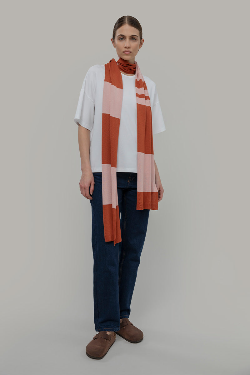 Sciarpa Leggera Donna Viscosa Domitilla - Rifò Lab Moda circolare made in Italy