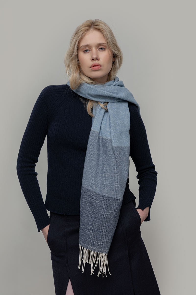 Stola Scialle Donna Cotone Rigenerato Noemi- Rifò Lab Moda circolare made in Italy 