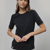 T-Shirt Donna Cotone Rigenerato Mimma Nero