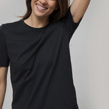 T-Shirt Donna Cotone Rigenerato Mimma Nero