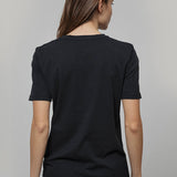 T-Shirt Donna Cotone Rigenerato Mimma Nero