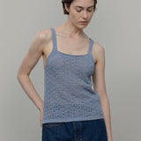 Tank Top Crochet Cotone Riciclato Donna Marilù - Rifò Lab Moda circolare made in Italy
