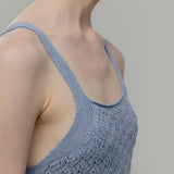 Tank Top Crochet Cotone Riciclato Donna Marilù - Rifò Lab Moda circolare made in Italy