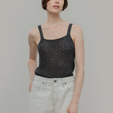Tank Top Crochet Cotone Riciclato Donna Marilù - Rifò Lab Moda circolare made in Italy