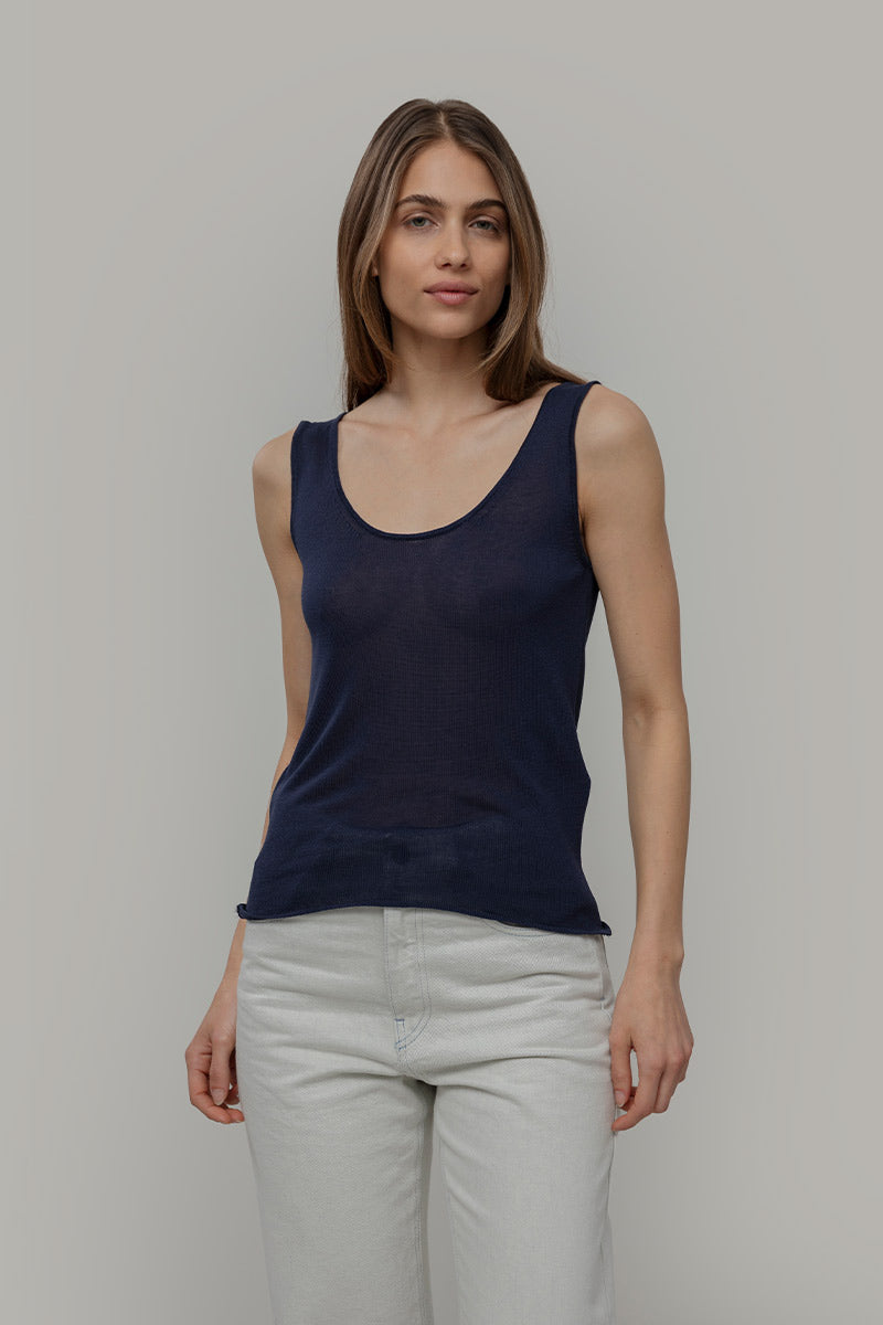Top Viscosa Donna Valeria - Rifò Lab Moda circolare made in Italy