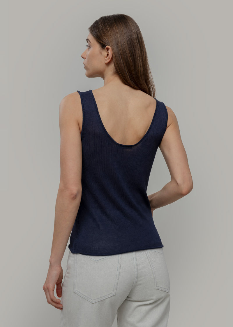 Top Viscosa Donna Valeria - Rifò Lab Moda circolare made in Italy