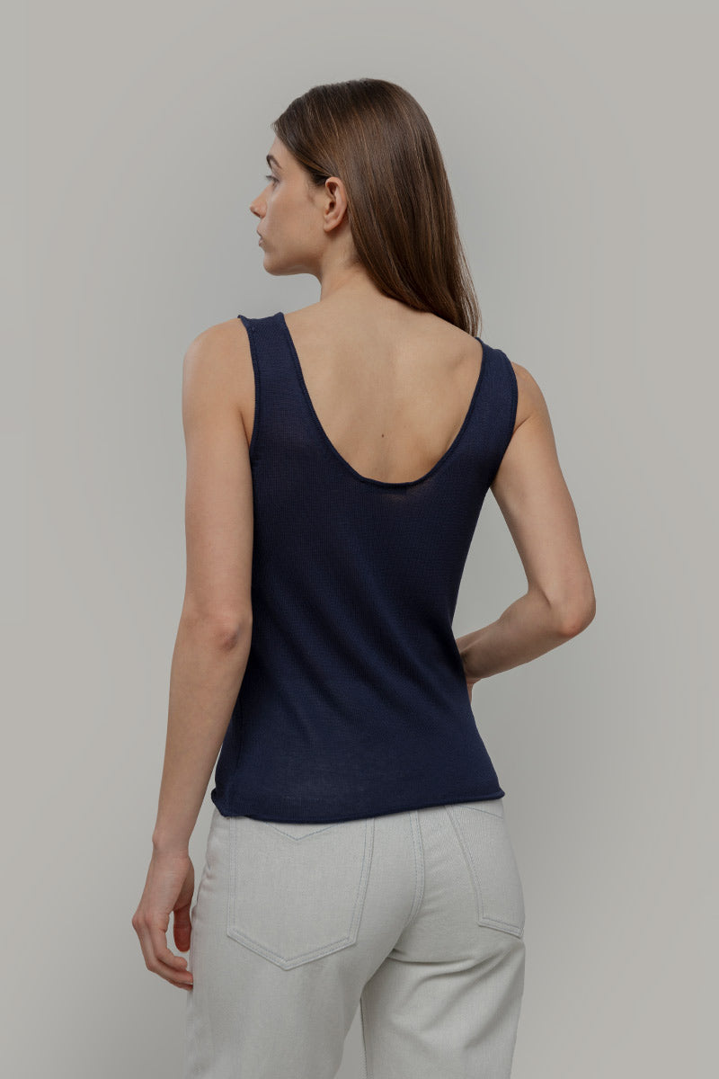 Top Viscosa Donna Valeria - Rifò Lab Moda circolare made in Italy