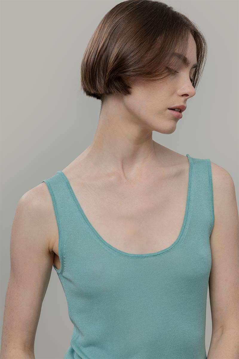 Top Viscosa Donna Valeria - Rifò Lab Moda circolare made in Italy