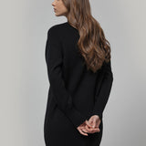 Abito Donna Lana Rigenerata Selvaggia - Rifò Lab Moda circolare made in Italy
Nero Ardesia