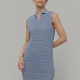 Vestito Estivo in Maglia Donna Cotone Abito Crochet Daniela  - Rifò Lab Moda circolare made in Italy