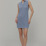 Vestito Estivo in Maglia Donna Cotone Abito Crochet Daniela  - Rifò Lab Moda circolare made in Italy